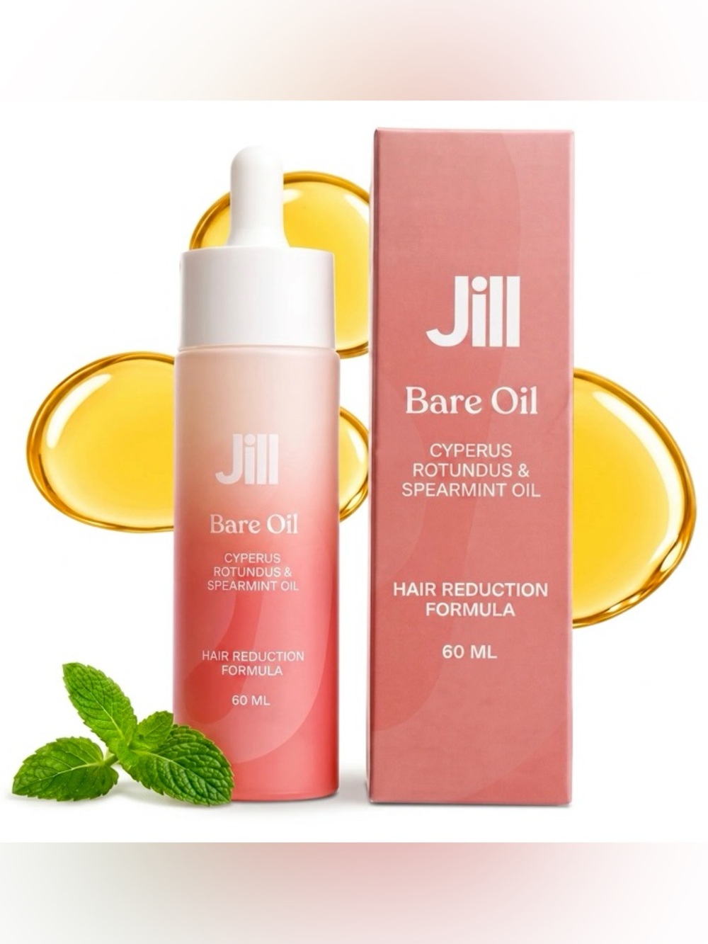 JILL Bare Oil Hair Reduction Formula - Pink